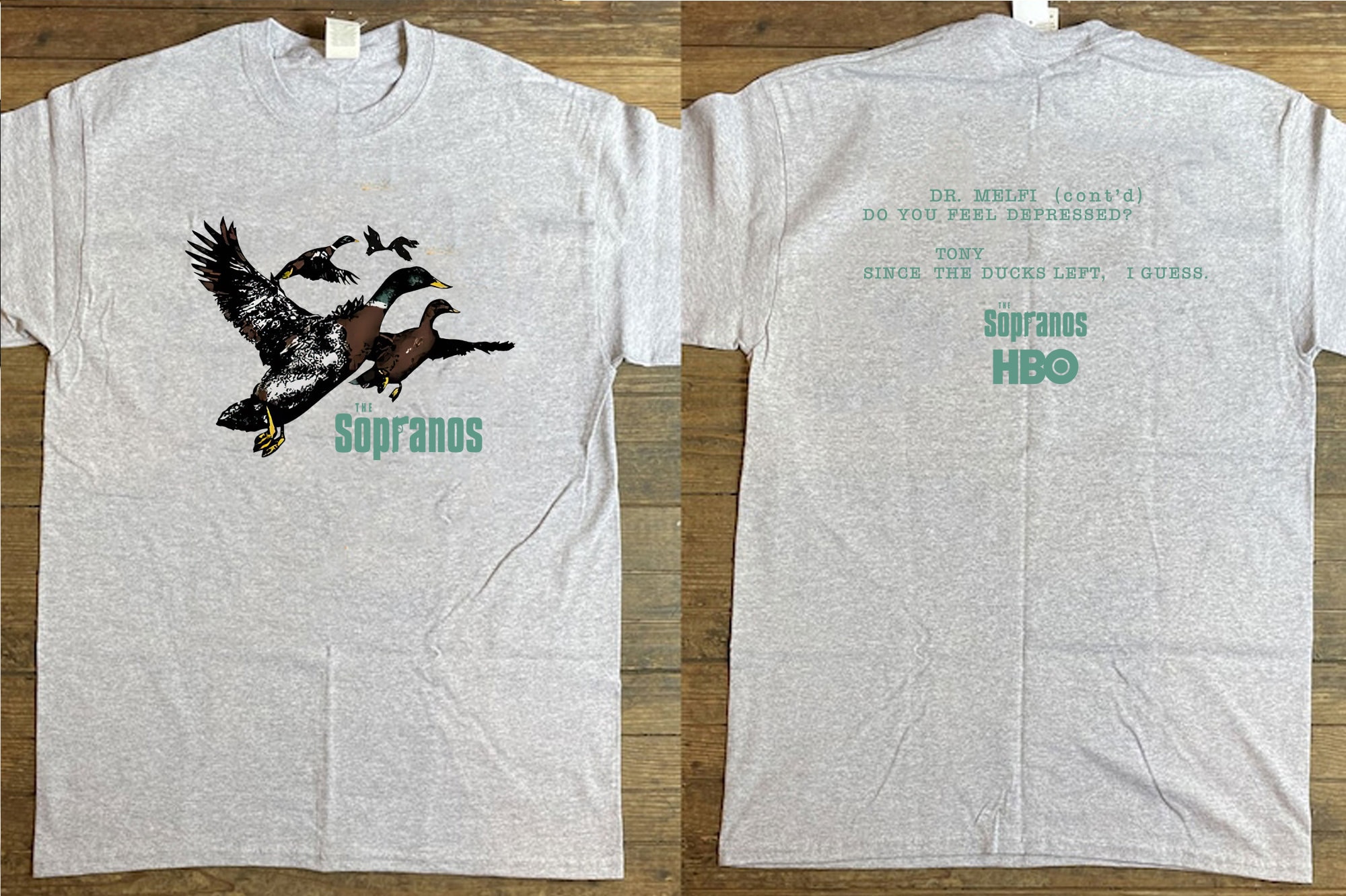 Vintage T-shirt Y2k Bada Bing Strip Club The Sopranos Promo HBO Show Sz XL