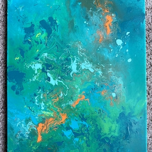 Abstract Liquid Paintings