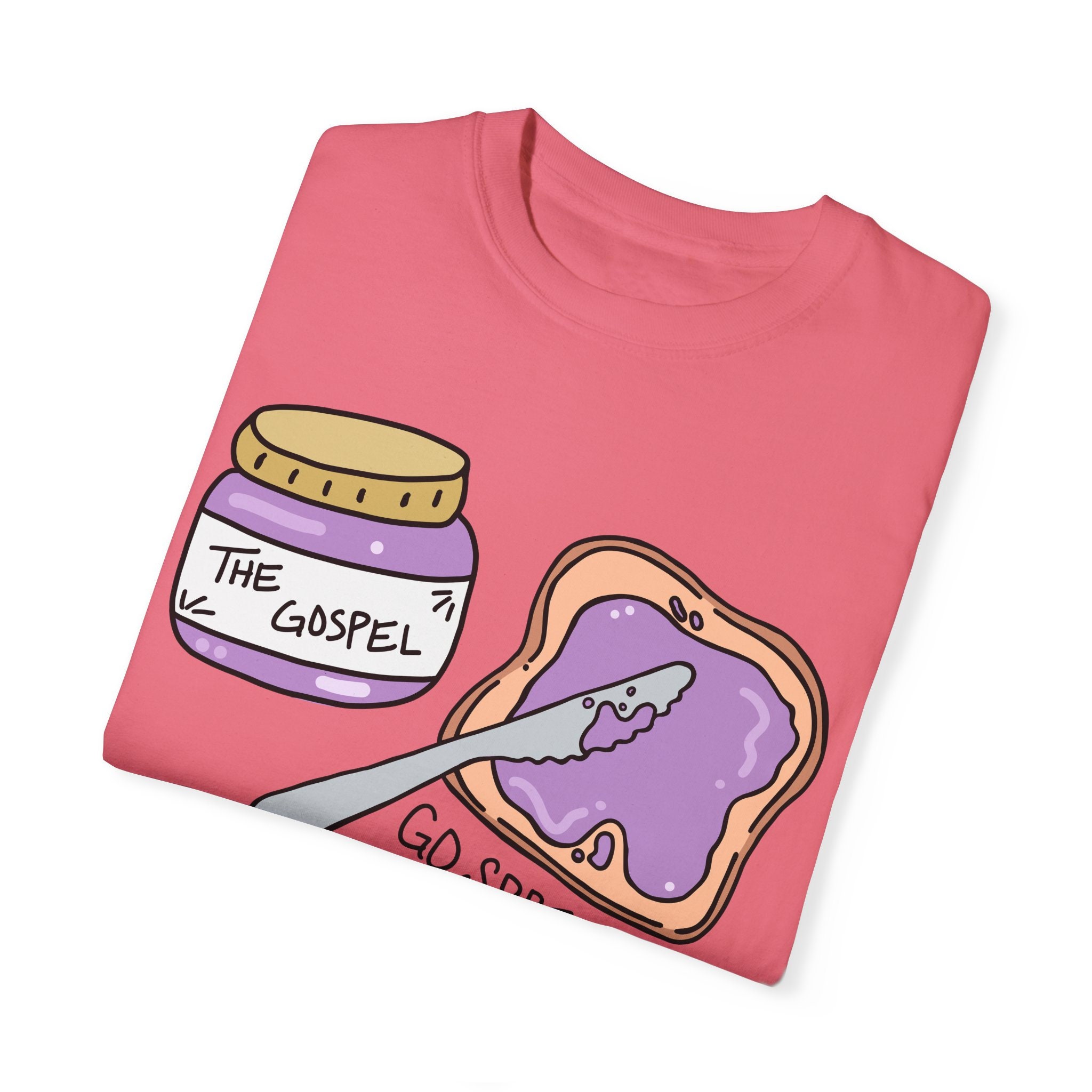 Funny Christian PB&J Spread Tee Spread the Gospel With Humor Peanut