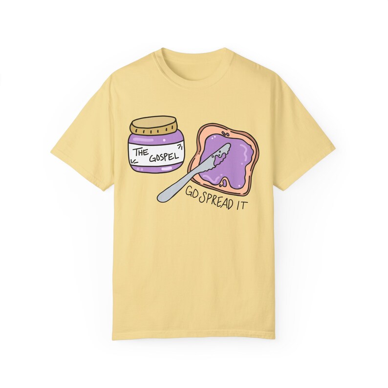 Funny Christian PB&J Spread Tee Spread the Gospel With Humor Peanut