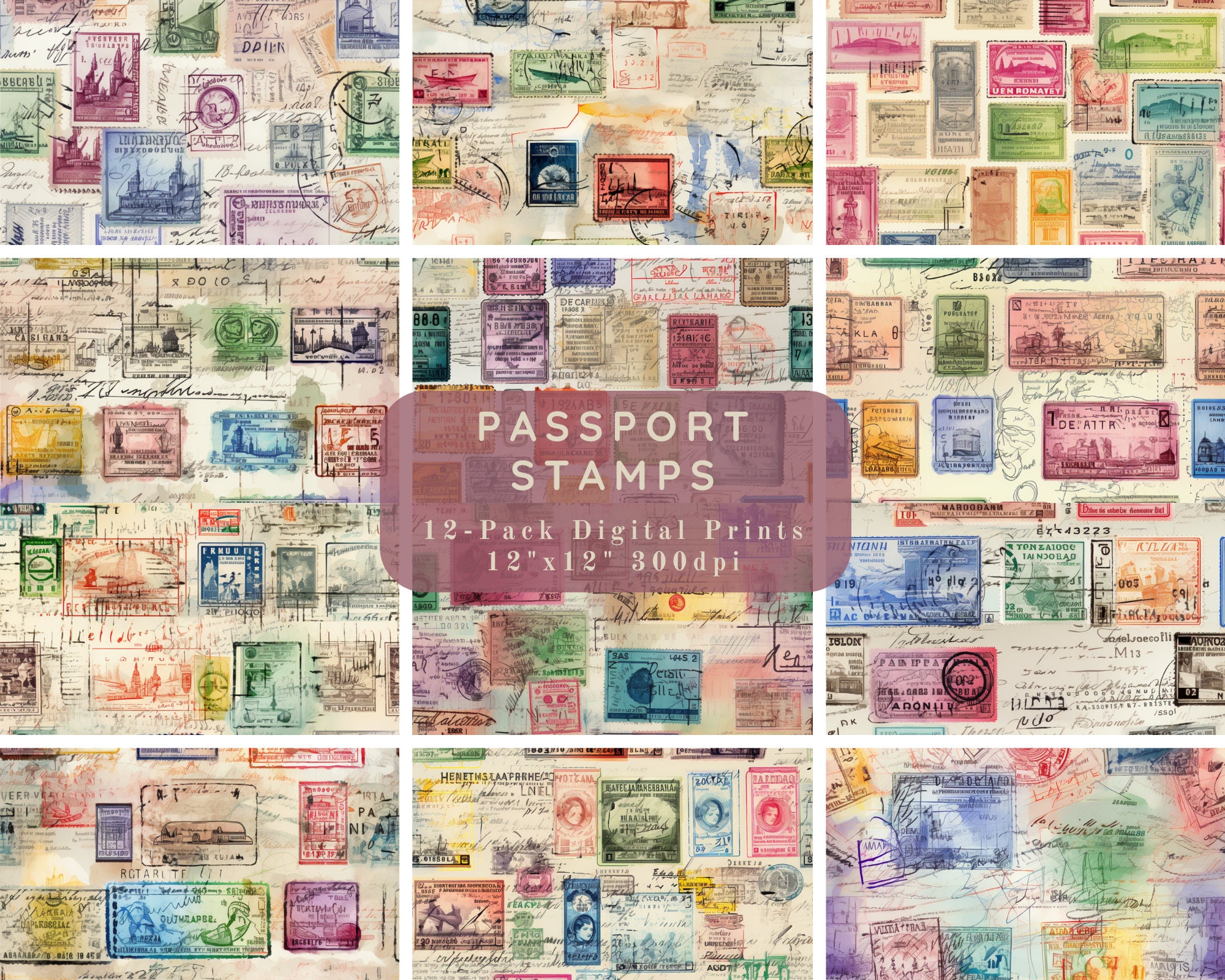 Travel Journal Stamps, Wanderlust BUJO Stamps, Planner Calendar Traveling  Stamp Set, Plane Insta Travel Planner Stamp BBB Supplies SP023 -   Australia