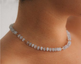 Aurora Lavender Chalcedony Necklace
