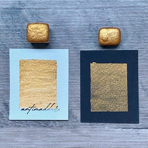 Quaking Aspen - Metallic Gold - Handmade Watercolor Paint