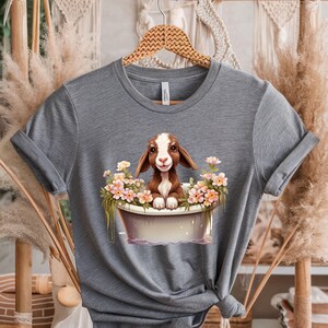 Baby Goat PNG: Adorable Farm Animal Digital Art (T-Shirts, Mugs, Decor) image 4