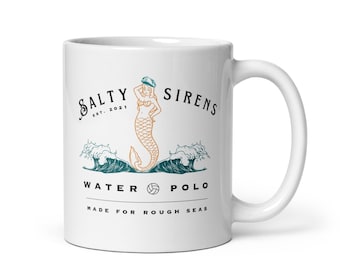 White glossy mug