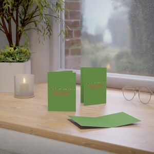 Cartes de vœux (1, 10, 30 et 50 pièces) « J'ai tellement réfléchi à votre cadeau qu'il est désormais considéré comme mon cardio du mois. »