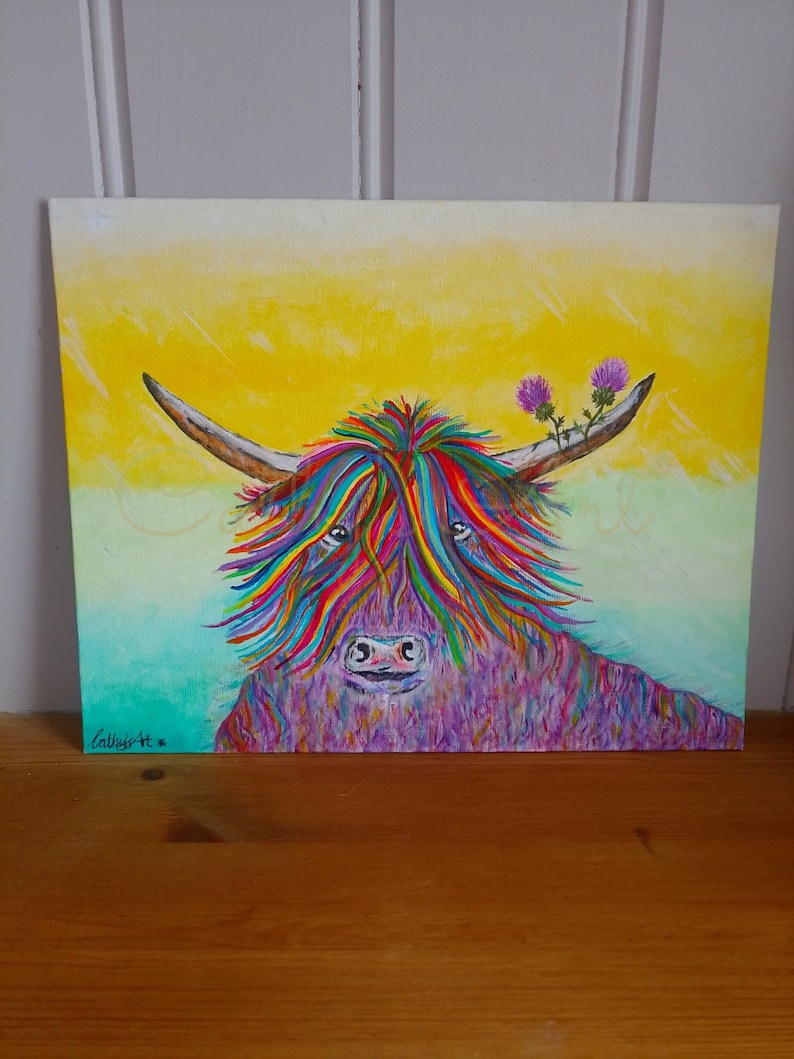 Highland Coo - Etsy