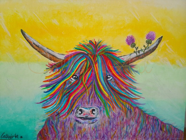 Highland Coo - Etsy