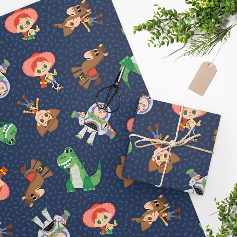 Kawaii Toy Story Gift Wrapping Paper Perfect for Birthdays and