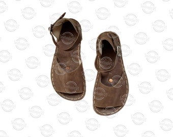 Sandalias de puesta a tierra con remache de cobre, sandalias descalzas para mujer, zapatos minimalistas, suela de cuero