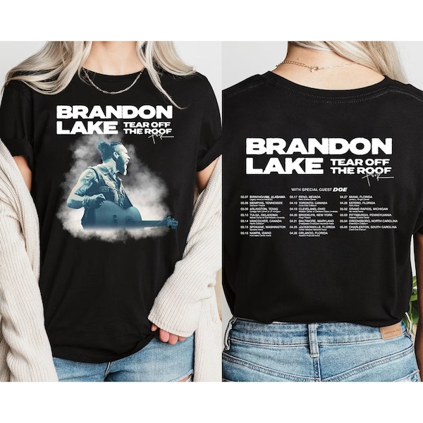 Brandon Lake reißen das Dach Tour 2024 Shirt ab, Brandon Lake Fan Geschenk Shirt, Brandon Lake Konzert 2024 Shirt, Brandon Lake 2024 Tour Tee