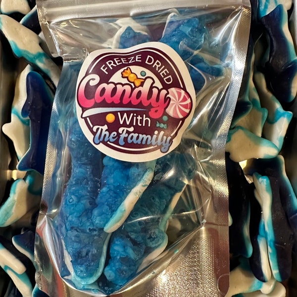 Freeze Dried Gummy Sharks