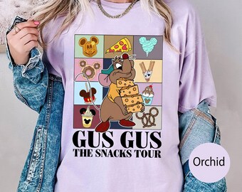 Retro Gus Gus The Snack Tour Comfort Colors Shirt, Vintage Cinderella Gus Gus Shirt, Looking Like A Snack Tee, Gus Gus Cinderella Shirt