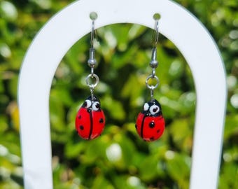 Ladybird earrings