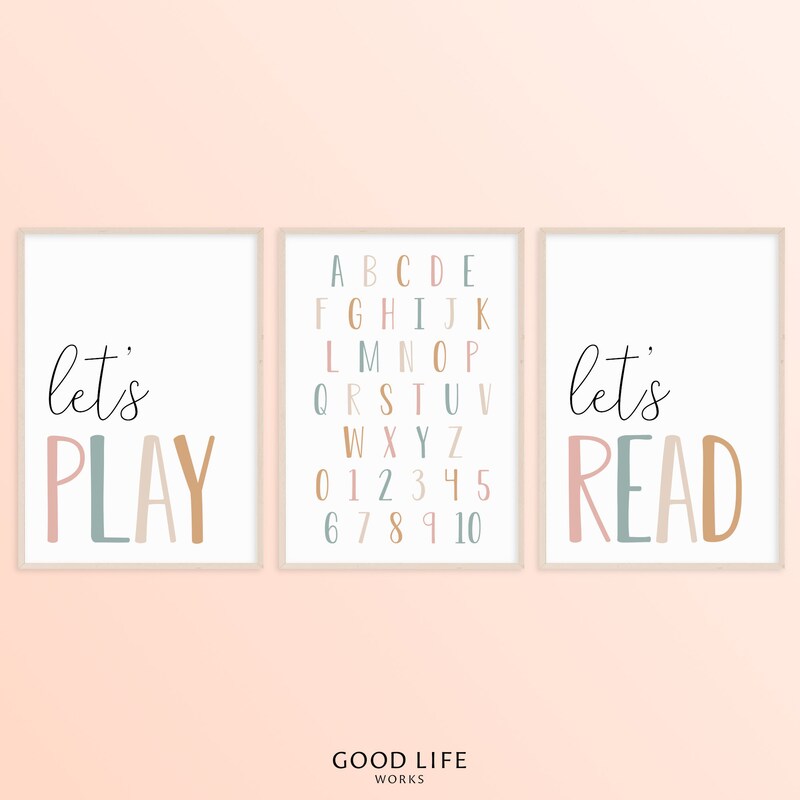Lets Read Sign - Etsy