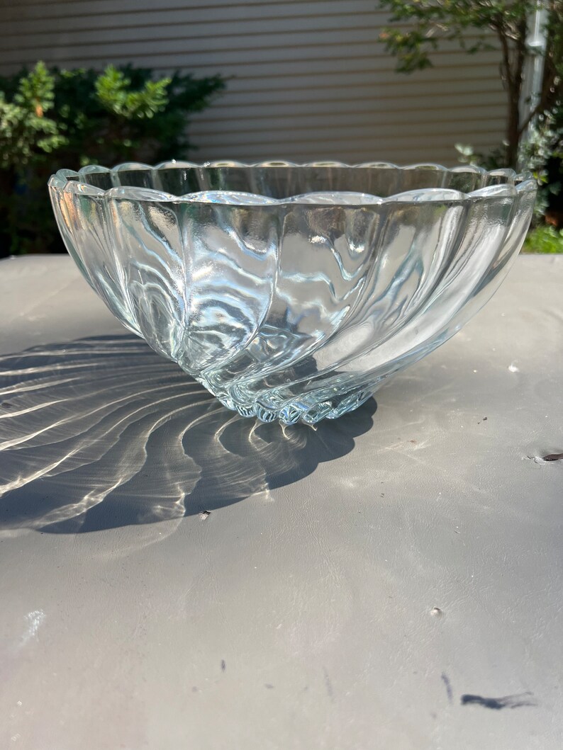 Crystal Punch Bowl Etsy