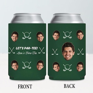 Custom 40th Birthday Can Cooler, Golf Bachelor Party Decor,40th Birthday Favor, Golf Par-Tee Favor, 40th50th Birthday Favor, Can Cooler