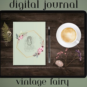 Vintage Fairy - Digital Journal for iPad and Goodnotes, Bullet Journal, Planner