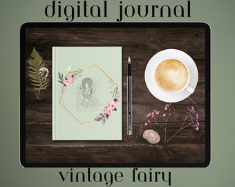 Vintage Fairy - Digital Journal for iPad and Goodnotes, Bullet Journal, Planner