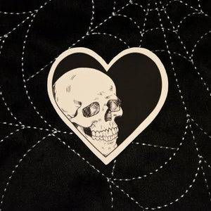 Schedel Hart Sticker