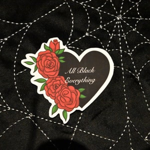 Autocollant coeur rose
