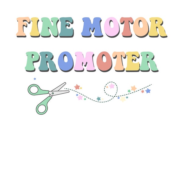Fine Motor Promoter Editable Image - Digital download- svg-png- canva