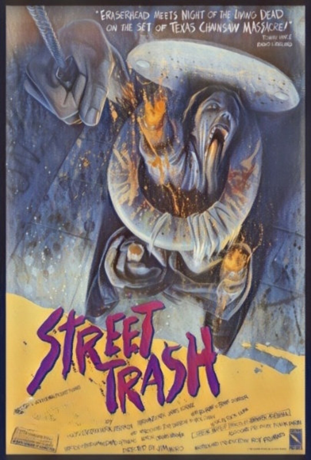 ストリート トラッシュ (1987) - カルト クラシック - 16x20 プリント