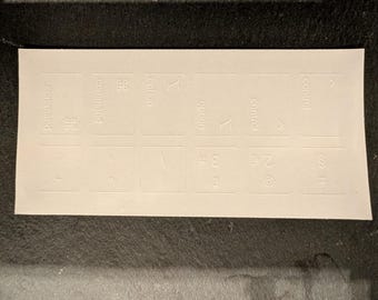 Windows-zu-Mac-Tastaturaufkleber, PC-Sondertastenkonverter, Befehlsoptions-Aufkleber – Clear SticKeys