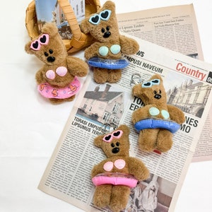 Bikini Bear Key Chain Bag Charm | Birthday Gifts | Gift for Her | Weiin