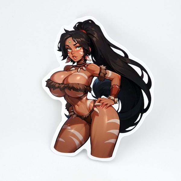 Nidalee - 2 Versions NSFW and SFW! Nidalee in skimpy tribal bikini