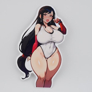 Tifa - Lewd Oppai Anime Waifu Sticker Vinyl Decal