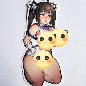 Kawaii Hestia Danmachi Sticker - Lewd Anime Waifu Decal - Japanese Otaku Gift How to Pick Up Girls in a Dungeon