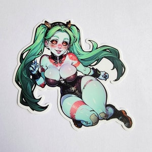Rebecca Cyberpunk - Lewd Oppai Anime Waifu Sticker Vinyl Decal