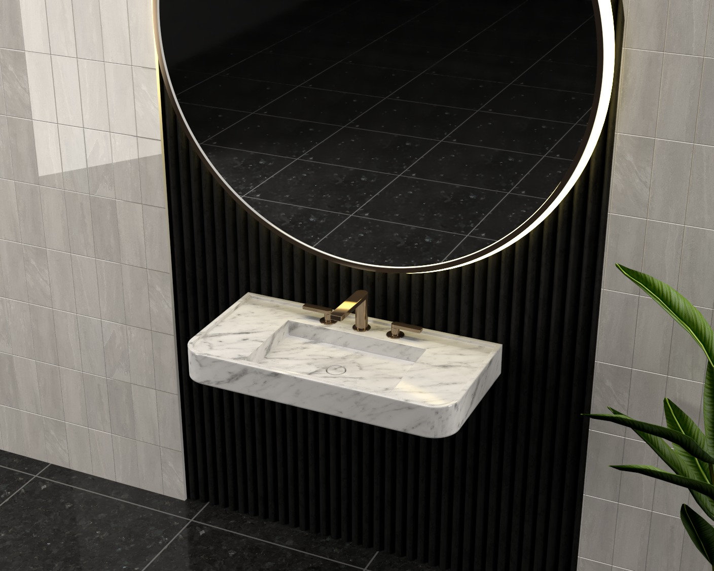Marble Sink , Powder Room Marble Sink - Etsy
