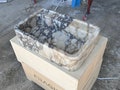 Marble Bathroom Sink - Calacatta Viola Marble Sink, Sink For Bathroom, Luxury Sink , Wall Mount Sink , Natural Stone