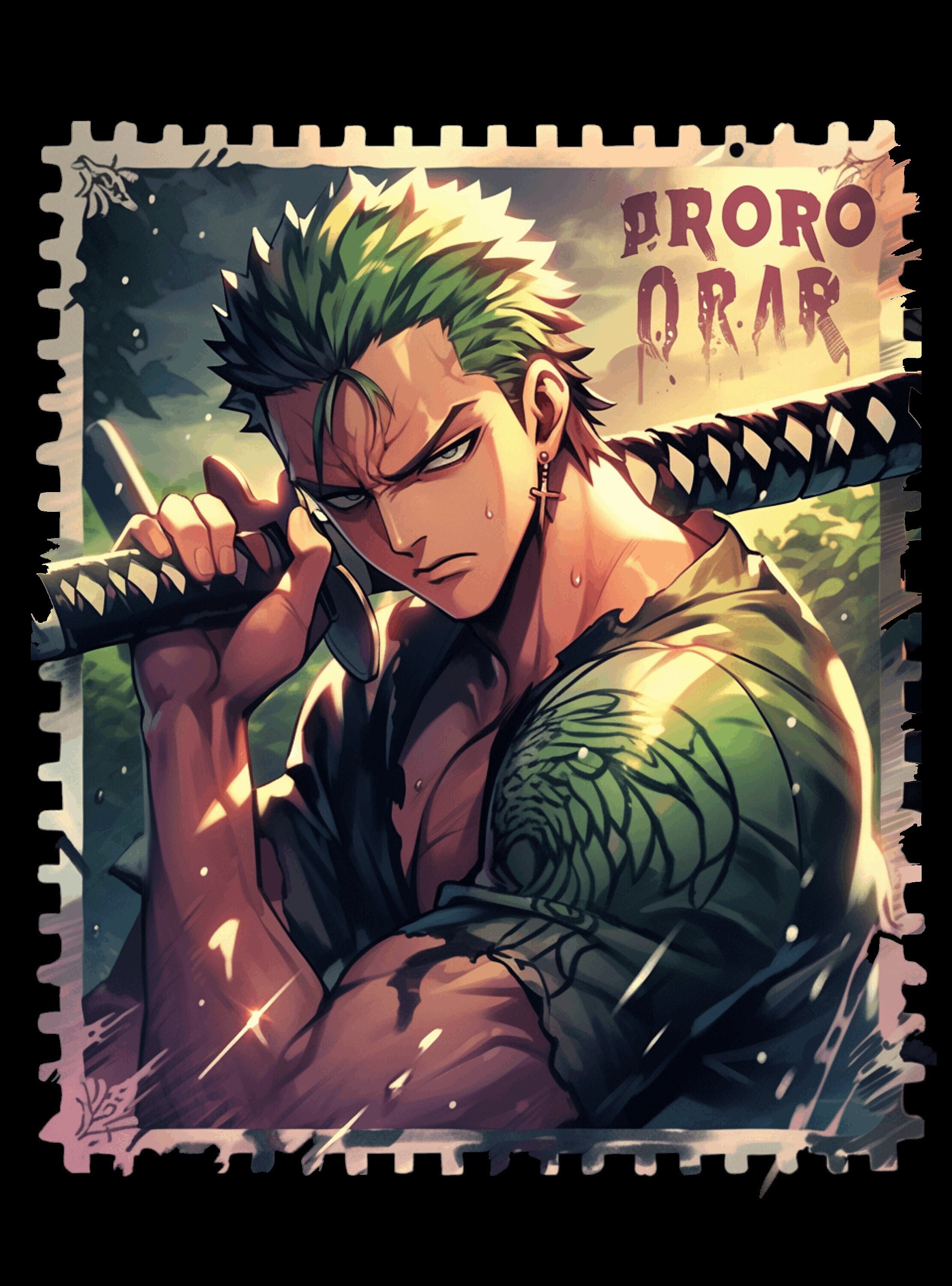 One Piece Roronoa Zoro  Sticker for Sale by DaturaSnake