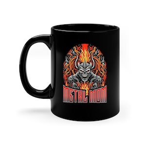 HEAVY METAL MOM, Mothers Day Mug, Mothers Day Gift, 1St Mothers Day Gift, Mom Coffee Mug, Gift For Mum, New Mom Mug, New Mom Gift