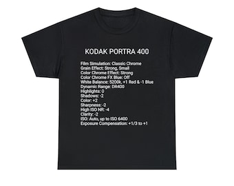 Fujifilm Kodak Portra 400 Rezept Unisex Heavy Cotton Tee