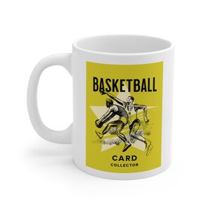 Lustige Basketball-Kartensammler-Becher Kaffeetasse Basketball-Kartenliebhaber-Geschenkbecher Professioneller Basketball-Kartensammler