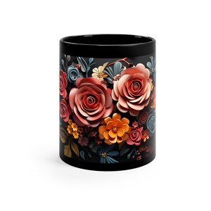 Flower Mug, Gardener Mug, Flower Mug, Gift For Gardener, Flower Lover Mug, Plant Mug, Plant Lover Gift, Floral Mug