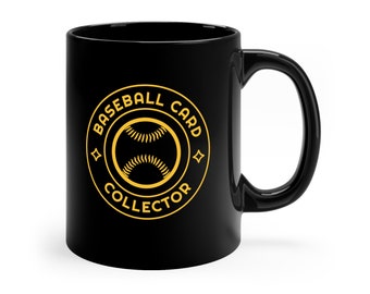 Lustige Baseball-Kartensammler-Becher Kaffeetasse Baseball-Kartenliebhaber-Geschenkbecher Professioneller Baseballkartensammler
