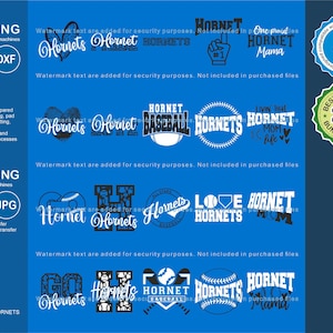 Hornets Svg, Hornet 20 Baseball Svg Mascot Designs Pack, Hornets Svg Cut Files Bundle, Hornets Baseball Team Mascot Svg