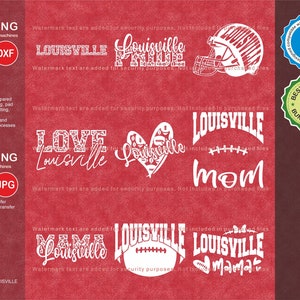 Louisville Svg, Louisville 9 Football Svg Mascot Designs Pack, Louisville Svg Cut Files Bundle, Louisville Football Team Mascot Svg