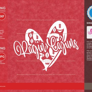 Ragin Cajuns Svg, Ragin Cajun 9 Football Svg Mascot Designs Pack, Ragin ...