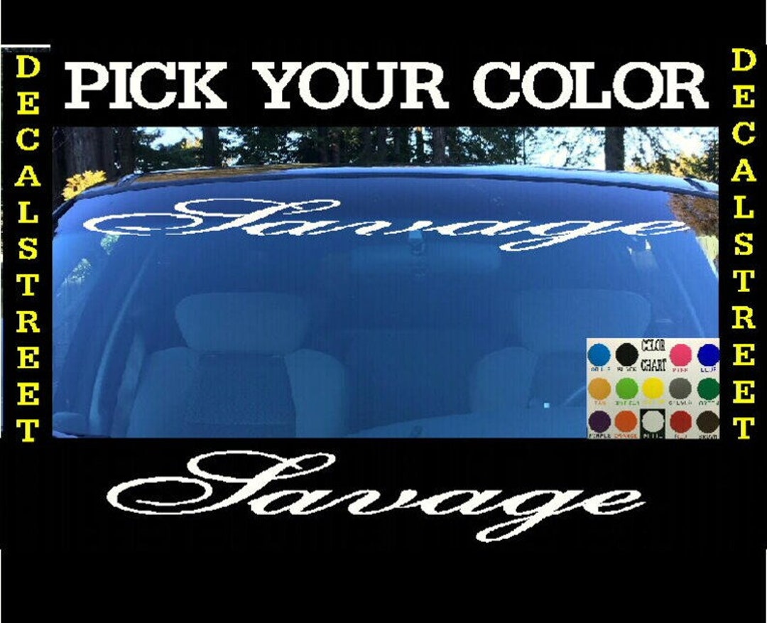 Jdm Car Decals Custom Text Windshield Vinyl Decal - 42" JDM Diesel Truck Car Turbo Boost Sticker Turbo Sticker - Foto 2