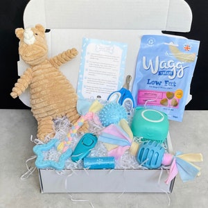 Puppy Starter Kit | Luxury Puppy Hamper | Puppy Gift Box | New Puppy | Puppy Hamper | Dog Gifts & Treats | New Dog / Puppy Owner Gift