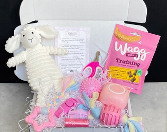 Dog/Puppy Toy Gift Box  | Luxury Puppy Hamper | Puppy Gift Box | New Puppy | Puppy Hamper | Dog Gifts & Treats | New Dog / Puppy Owner Gift