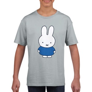 Miffy Blue Classic Kinder T-Shirt mit Rundhalsausschnitt