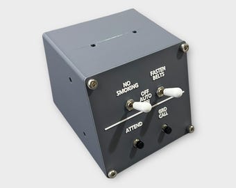 Boeing 737 No Smoking & Seat Belts Module - Flight Simulator - Home Cockpit Panels