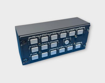 Módulo de panel de control EICAS para Bombardier CRJ 200 / 550 / 700 / 1000 - Simulador de vuelo - Paneles de cabina para el hogar